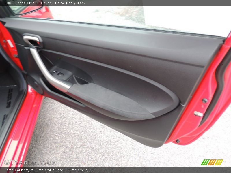 Rallye Red / Black 2008 Honda Civic EX Coupe