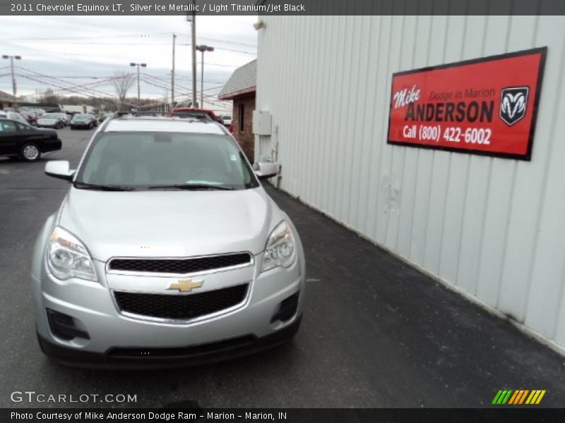 Silver Ice Metallic / Light Titanium/Jet Black 2011 Chevrolet Equinox LT