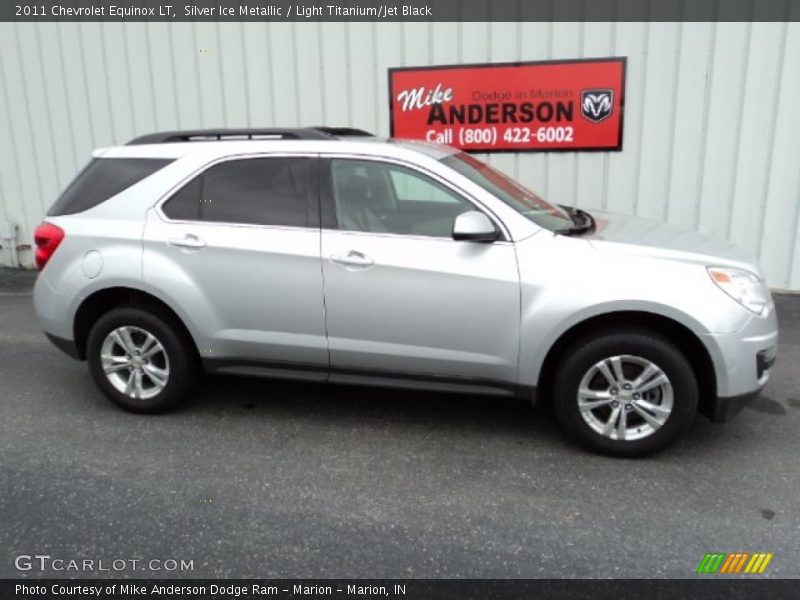Silver Ice Metallic / Light Titanium/Jet Black 2011 Chevrolet Equinox LT