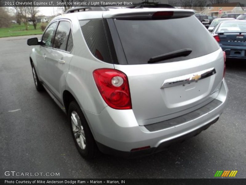 Silver Ice Metallic / Light Titanium/Jet Black 2011 Chevrolet Equinox LT