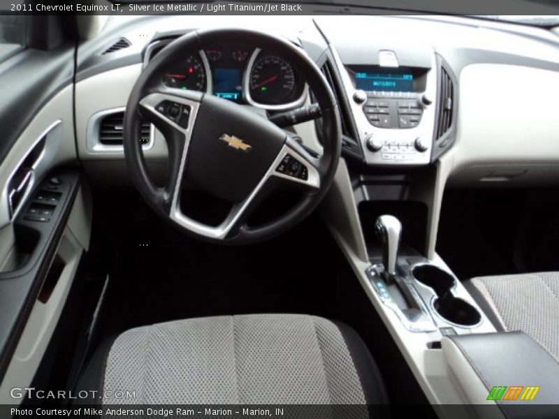 Silver Ice Metallic / Light Titanium/Jet Black 2011 Chevrolet Equinox LT
