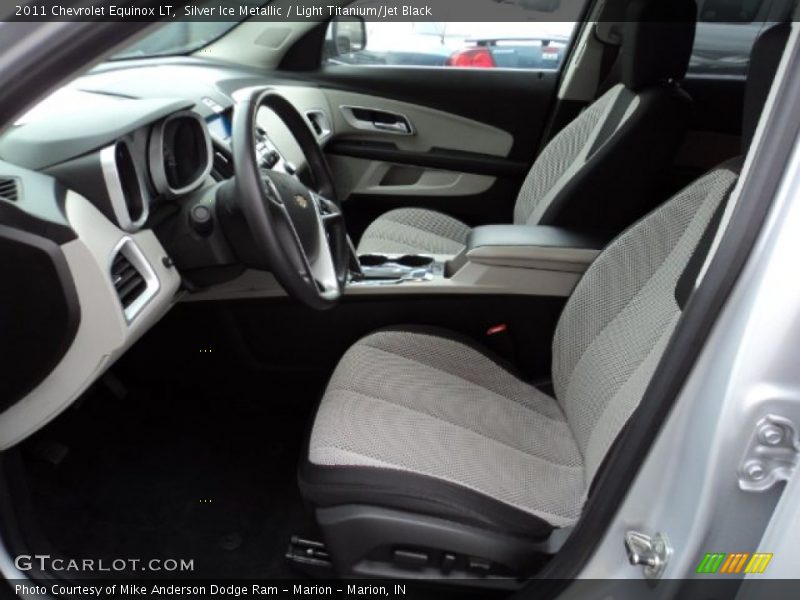 Silver Ice Metallic / Light Titanium/Jet Black 2011 Chevrolet Equinox LT
