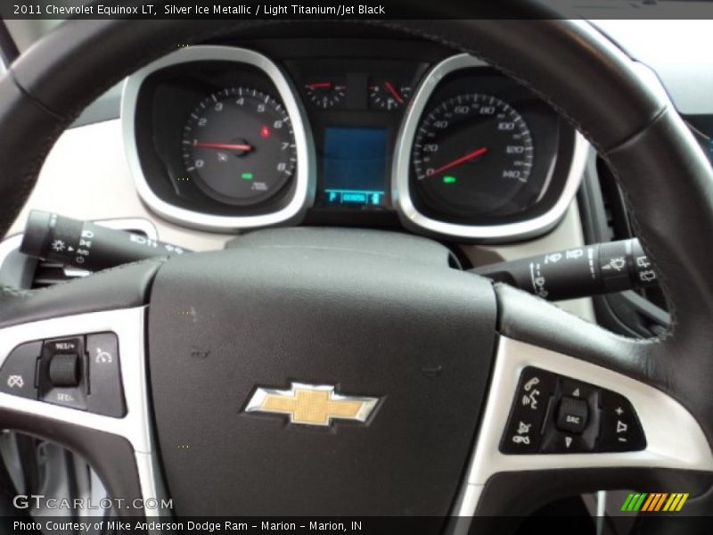 Silver Ice Metallic / Light Titanium/Jet Black 2011 Chevrolet Equinox LT