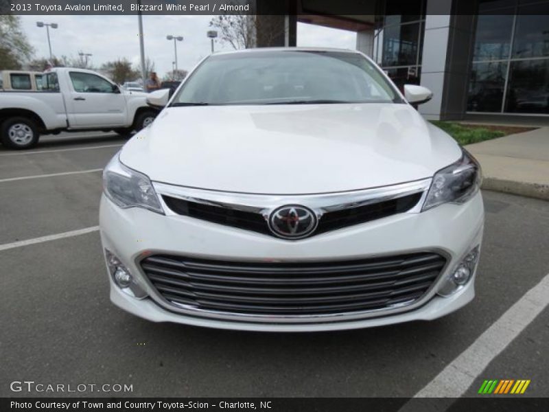 Blizzard White Pearl / Almond 2013 Toyota Avalon Limited