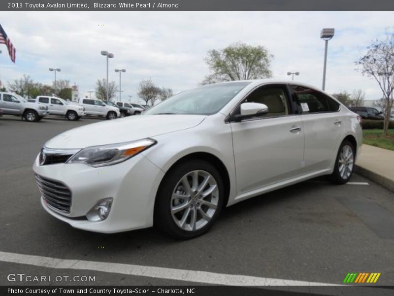 Blizzard White Pearl / Almond 2013 Toyota Avalon Limited