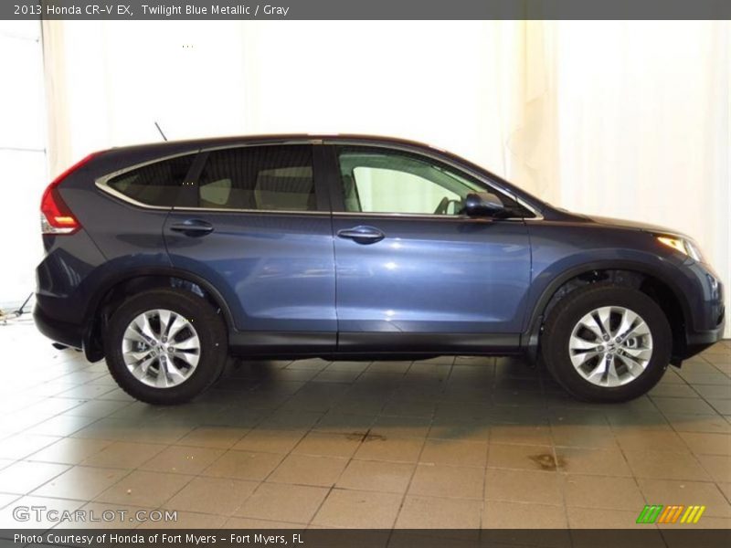 Twilight Blue Metallic / Gray 2013 Honda CR-V EX