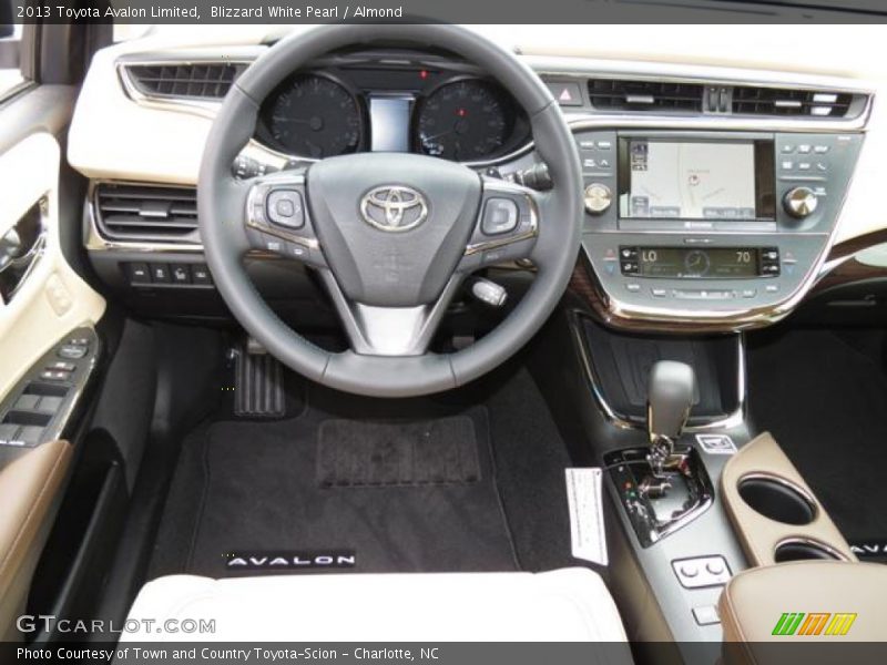 Blizzard White Pearl / Almond 2013 Toyota Avalon Limited