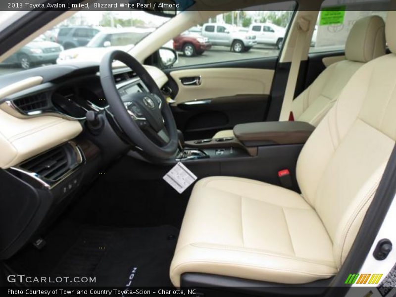Blizzard White Pearl / Almond 2013 Toyota Avalon Limited