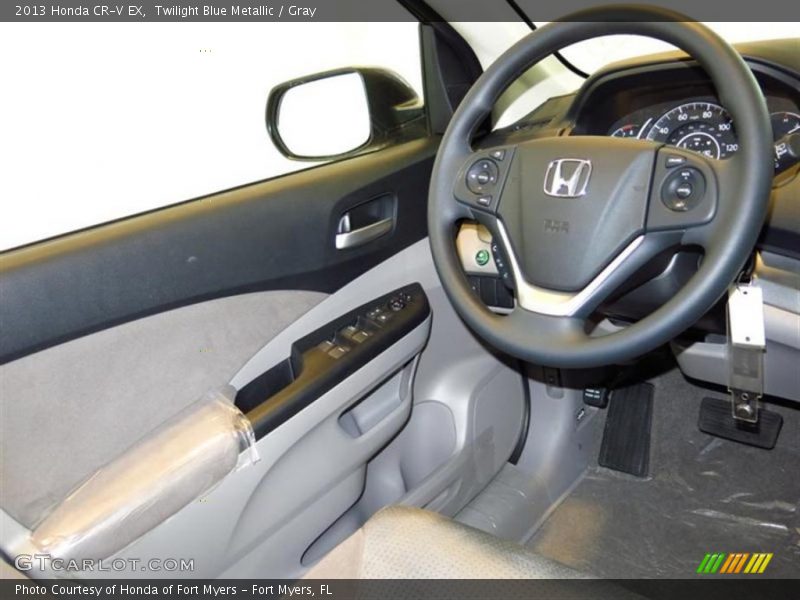 Twilight Blue Metallic / Gray 2013 Honda CR-V EX