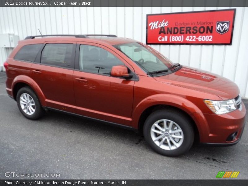 Copper Pearl / Black 2013 Dodge Journey SXT