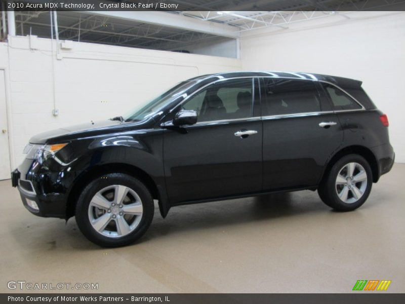 Crystal Black Pearl / Ebony 2010 Acura MDX Technology