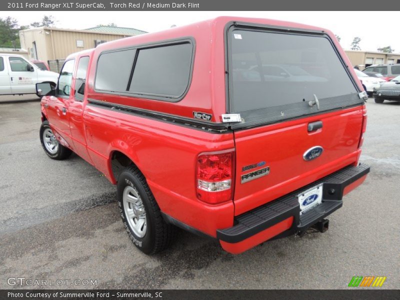 Torch Red / Medium Dark Flint 2011 Ford Ranger XLT SuperCab