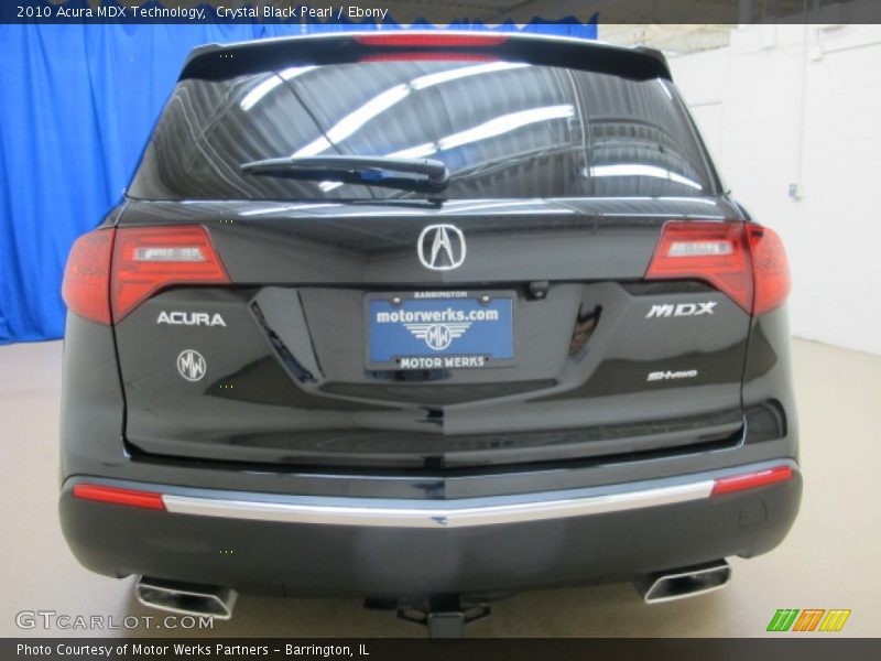 Crystal Black Pearl / Ebony 2010 Acura MDX Technology