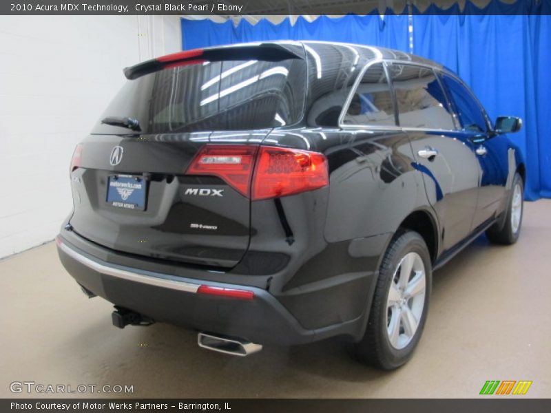 Crystal Black Pearl / Ebony 2010 Acura MDX Technology