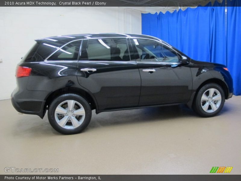 Crystal Black Pearl / Ebony 2010 Acura MDX Technology