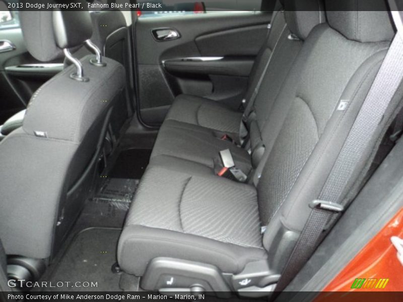 Fathom Blue Pearl / Black 2013 Dodge Journey SXT