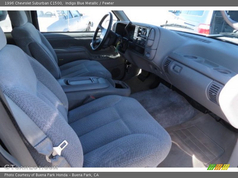 Indigo Blue Metallic / Pewter 1996 Chevrolet Suburban C1500