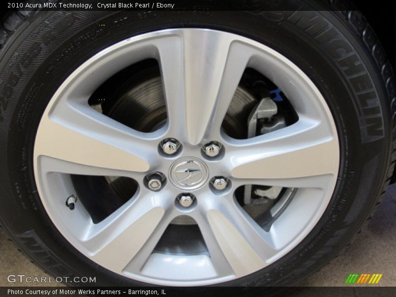 Crystal Black Pearl / Ebony 2010 Acura MDX Technology