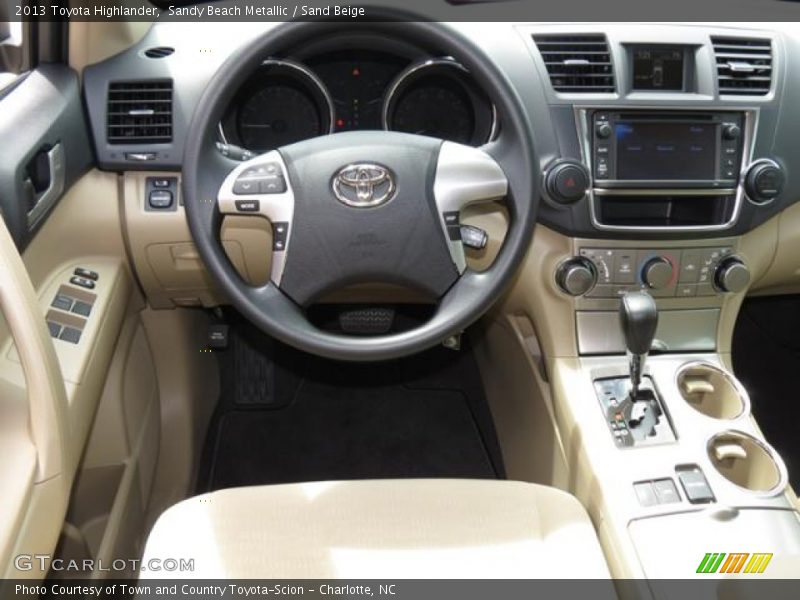 Dashboard of 2013 Highlander 