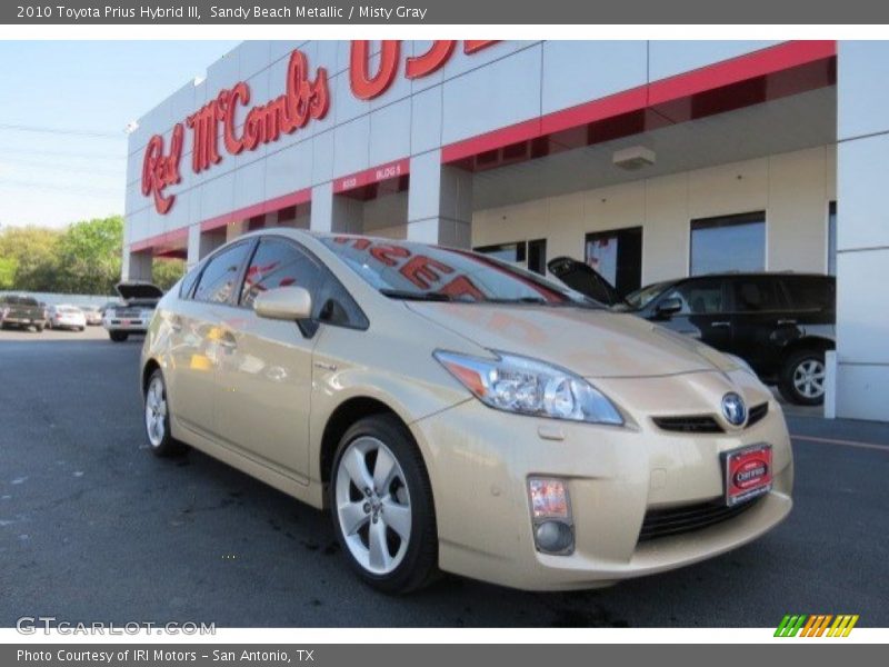 Sandy Beach Metallic / Misty Gray 2010 Toyota Prius Hybrid III