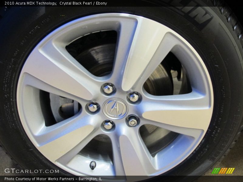 Crystal Black Pearl / Ebony 2010 Acura MDX Technology