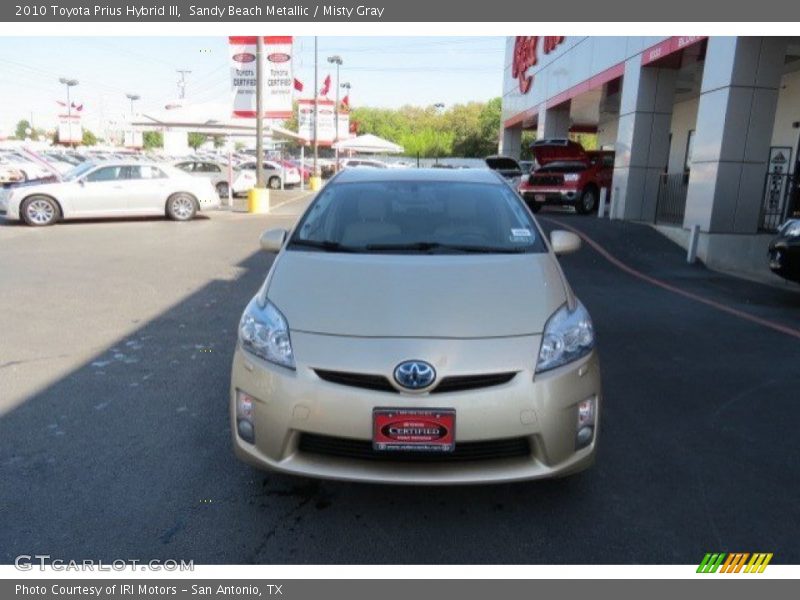 Sandy Beach Metallic / Misty Gray 2010 Toyota Prius Hybrid III