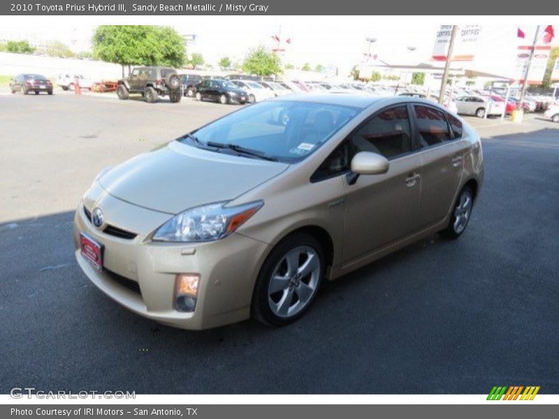 Sandy Beach Metallic / Misty Gray 2010 Toyota Prius Hybrid III