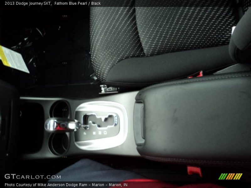 Fathom Blue Pearl / Black 2013 Dodge Journey SXT