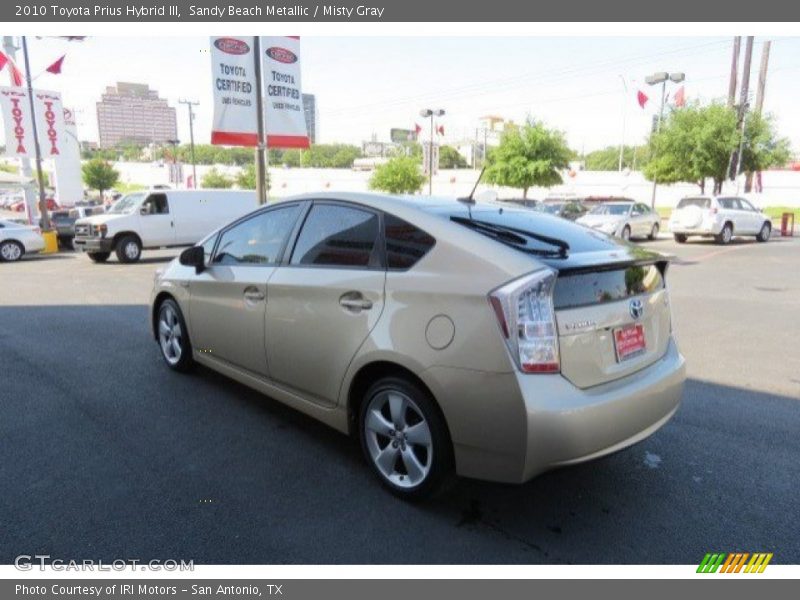Sandy Beach Metallic / Misty Gray 2010 Toyota Prius Hybrid III