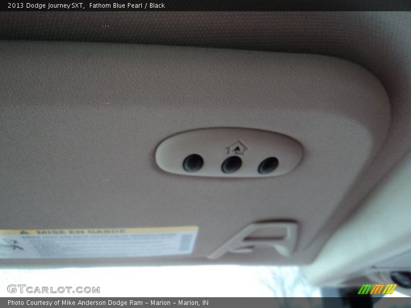 Fathom Blue Pearl / Black 2013 Dodge Journey SXT