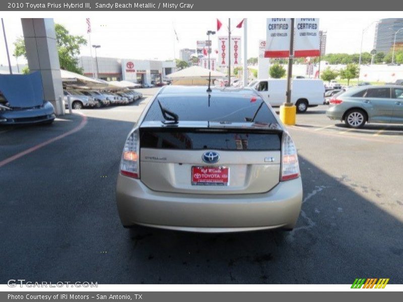 Sandy Beach Metallic / Misty Gray 2010 Toyota Prius Hybrid III