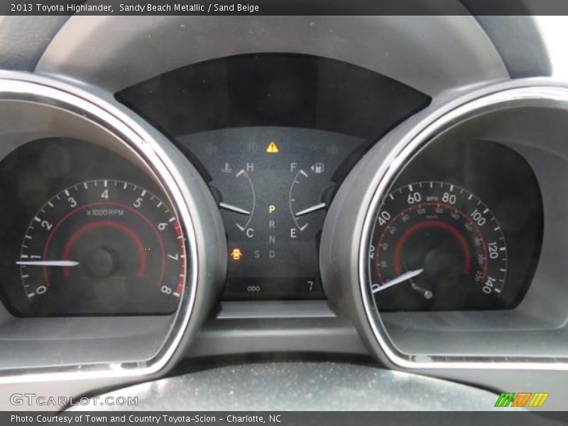  2013 Highlander   Gauges