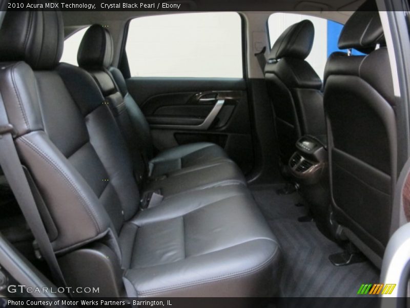 Crystal Black Pearl / Ebony 2010 Acura MDX Technology