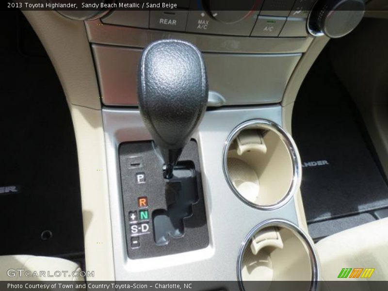  2013 Highlander  6 Speed ECT-i Automatic Shifter