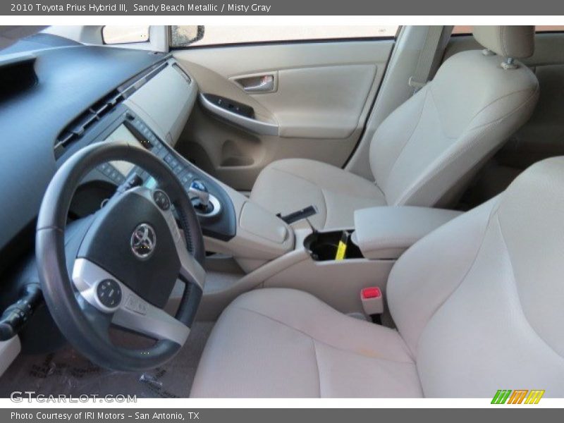 Sandy Beach Metallic / Misty Gray 2010 Toyota Prius Hybrid III