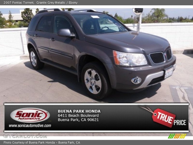 Granite Grey Metallic / Ebony 2007 Pontiac Torrent