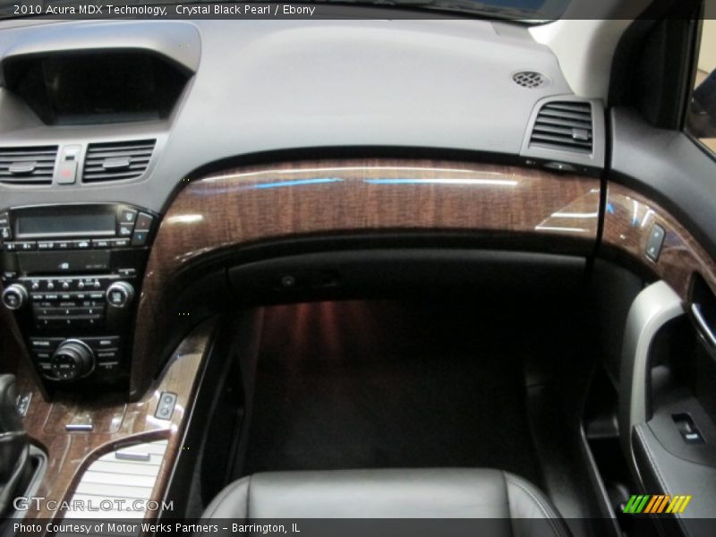 Crystal Black Pearl / Ebony 2010 Acura MDX Technology