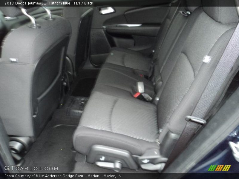 Fathom Blue Pearl / Black 2013 Dodge Journey SE