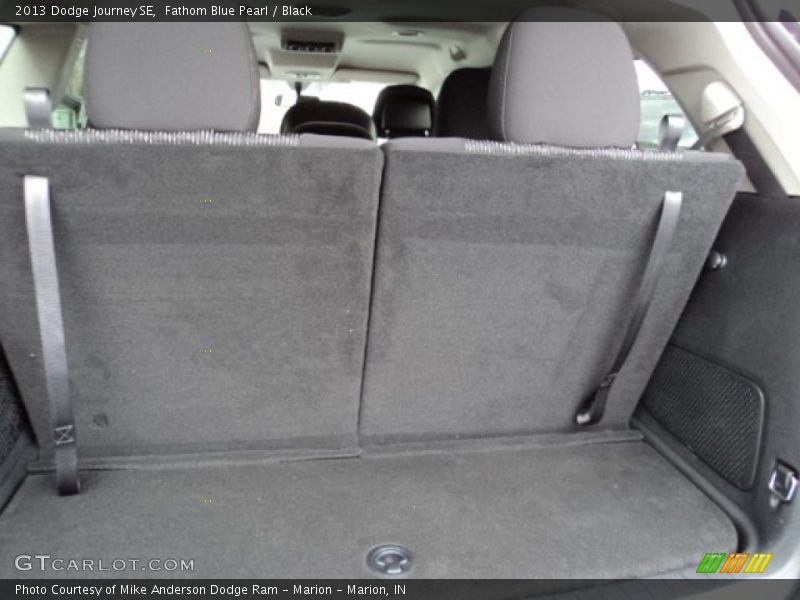 Fathom Blue Pearl / Black 2013 Dodge Journey SE