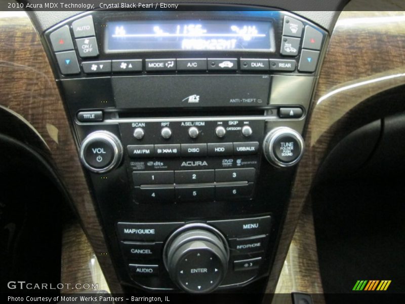 Crystal Black Pearl / Ebony 2010 Acura MDX Technology