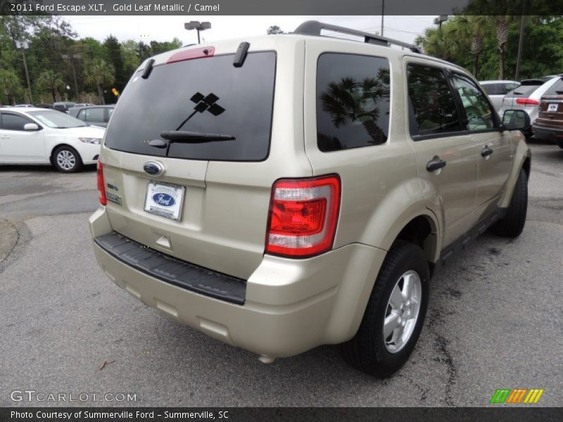 Gold Leaf Metallic / Camel 2011 Ford Escape XLT