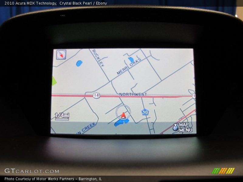 Crystal Black Pearl / Ebony 2010 Acura MDX Technology