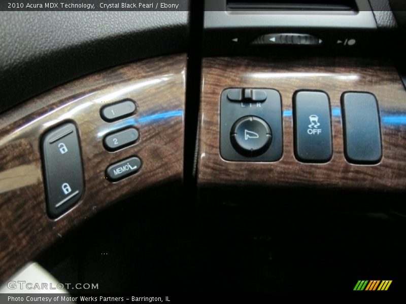 Crystal Black Pearl / Ebony 2010 Acura MDX Technology