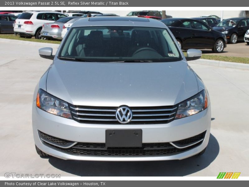 Reflex Silver Metallic / Titan Black 2013 Volkswagen Passat 2.5L SE