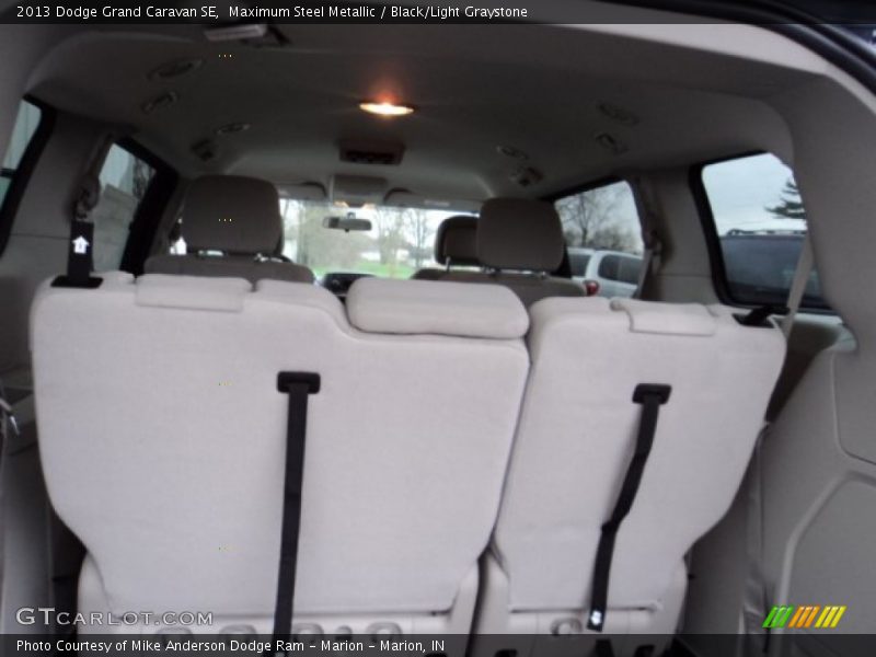 Maximum Steel Metallic / Black/Light Graystone 2013 Dodge Grand Caravan SE