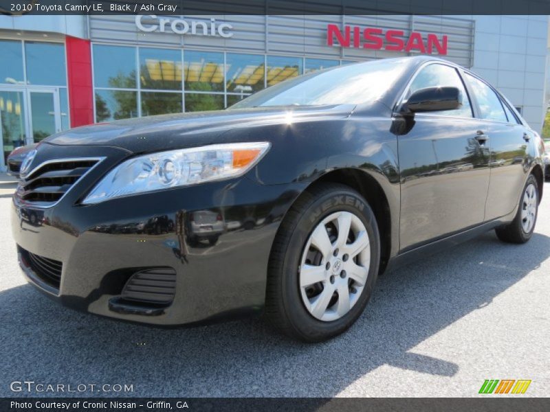 Black / Ash Gray 2010 Toyota Camry LE
