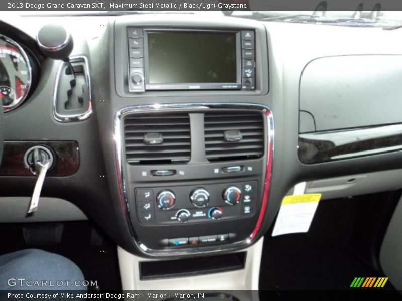 Maximum Steel Metallic / Black/Light Graystone 2013 Dodge Grand Caravan SXT