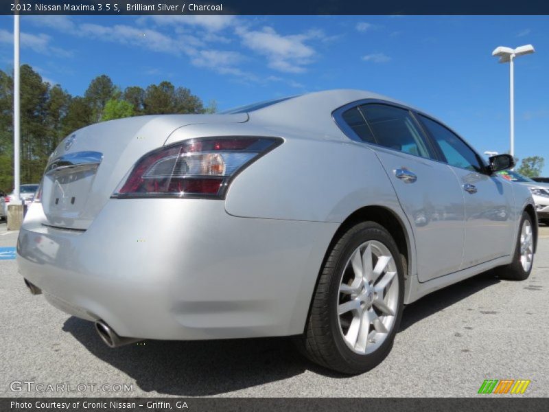 Brilliant Silver / Charcoal 2012 Nissan Maxima 3.5 S