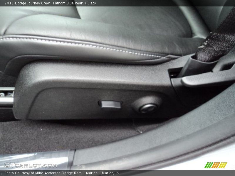 Fathom Blue Pearl / Black 2013 Dodge Journey Crew