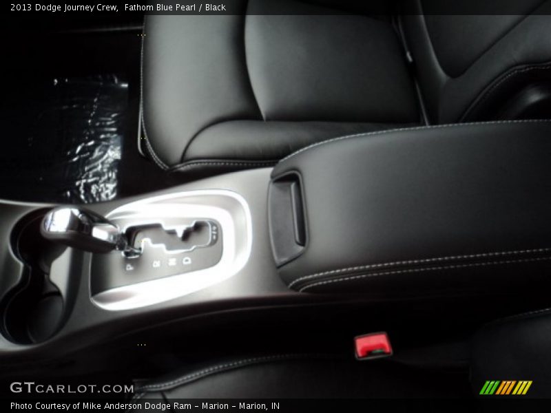 Fathom Blue Pearl / Black 2013 Dodge Journey Crew